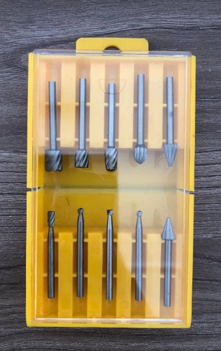 ست ۱۰عددی فرزفرم چوب تراش شیارباز