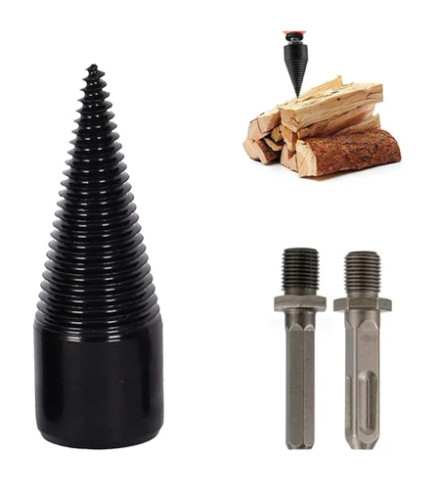 هیزم شکن مخروطی سردریلی چهارشیارسایز۵۰میلی