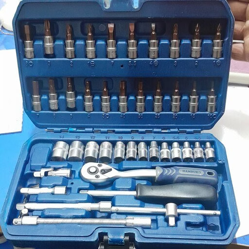 جعبه بکس ۴۶پارچه هامبورگ درایو۱.۴همراه باسری های مختلف