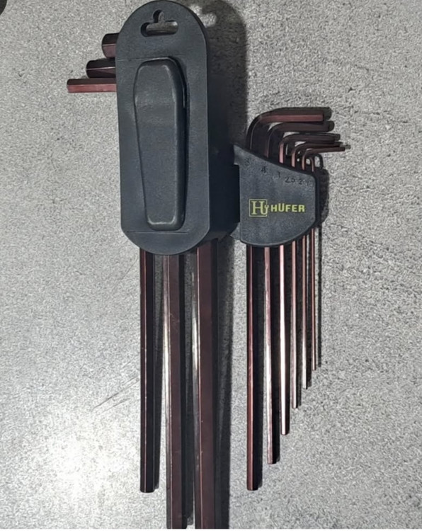 آچارآلن شش گوش بلند HUFER(هوفر)9عددی