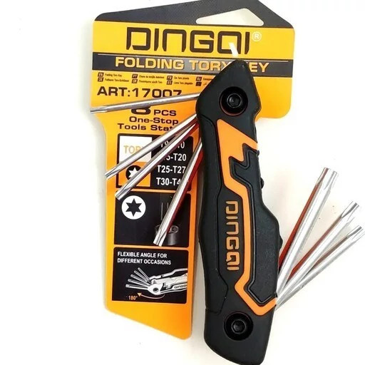 آچارآلن چاقویی ستاره ای ۸عددی DINGQI(دینگی)مدل 17007