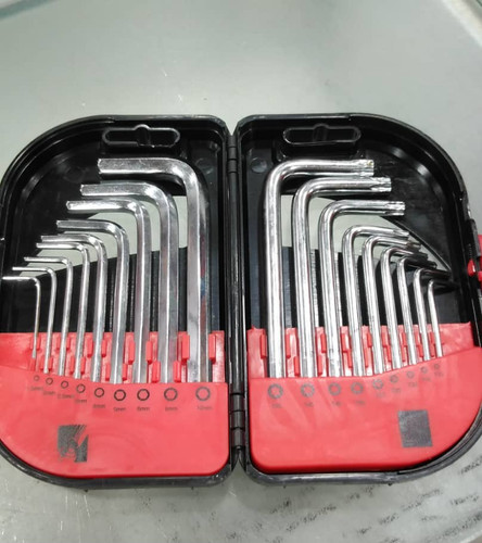 آلن ترکیبی شش گوش وستاره ای 18عددی جعبه ایS.T.A (اس تی آ) مدل(H1.5_H10)(T10_T50)