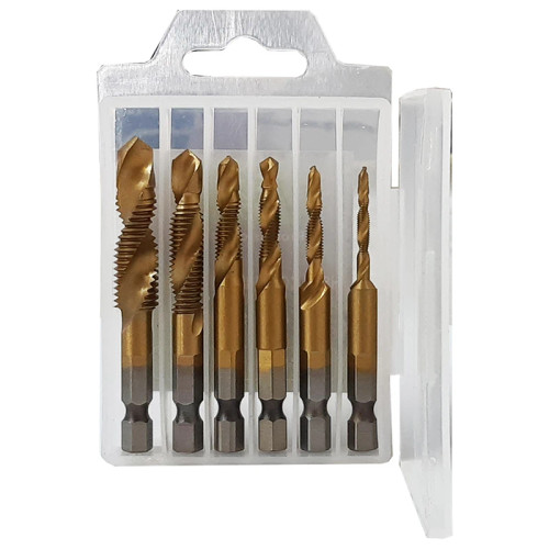 ست مته قلاویز 6عددی HSS