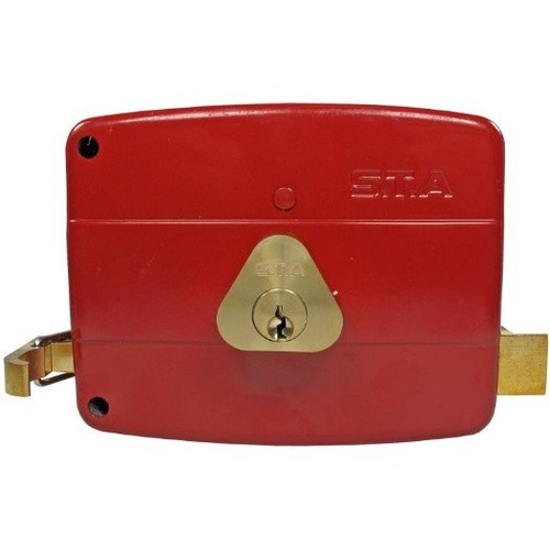 قفل درب حیاط کلید دوشیار S.T.A (اس تی آ) مدل 105Y(طرح کالی)