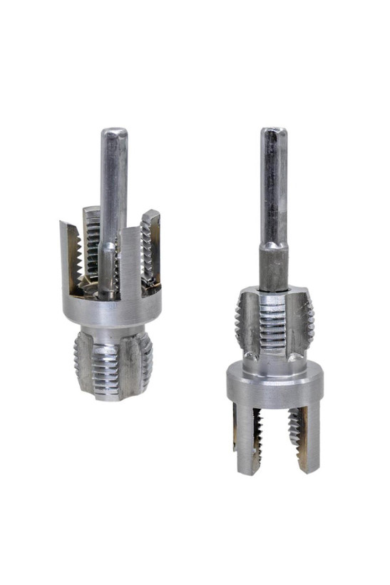 ست 2عددی حدیده وقلاویز دوطرفه سردریلی لوله PVC سایز 1.2_3.4 اینچ