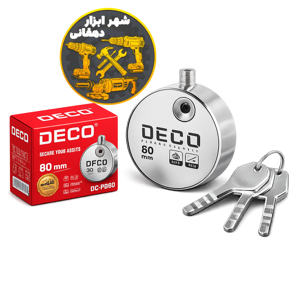 قفل پشت بسته DECO(دکو) مدل DC_PD80 سایزmm۸۰